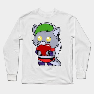 fnaf security breach roxanne valentine chibi Long Sleeve T-Shirt